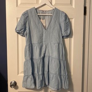 Zara short denim dress